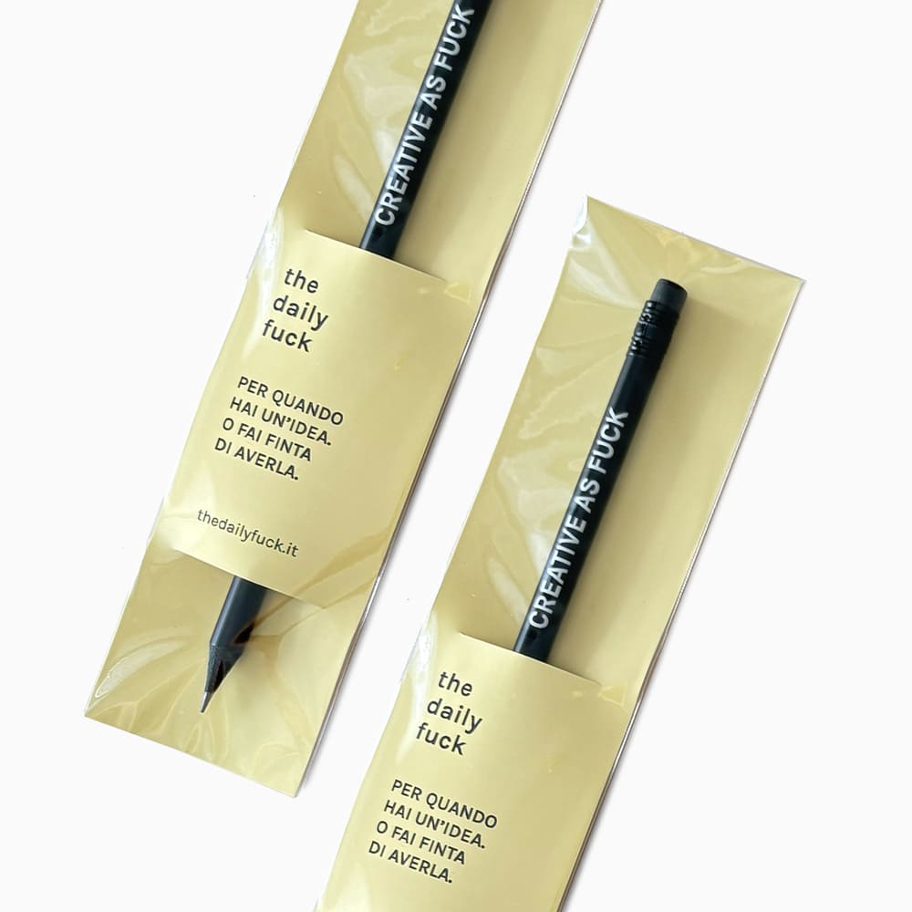 Matita "Creative as fuck"